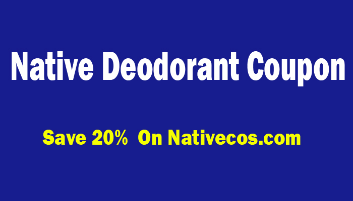 native deodorant coupon code