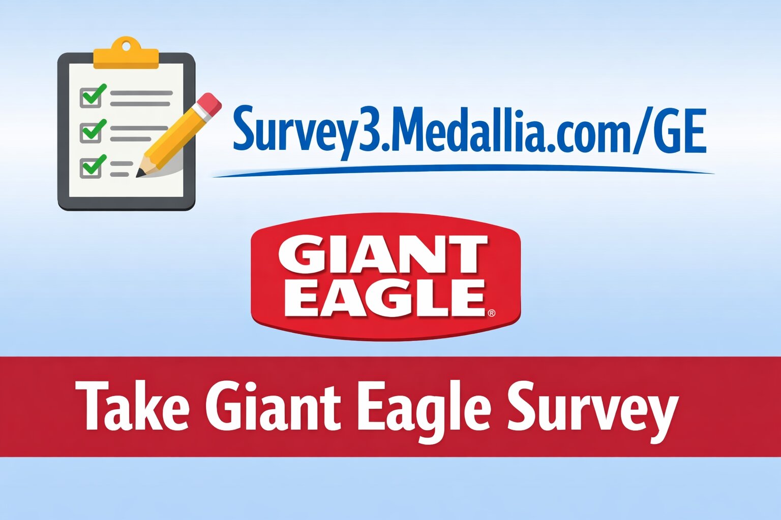 Giant Eagle's official customer experience survey